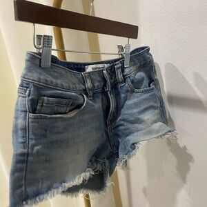 Pink brand denim shorts vintage …